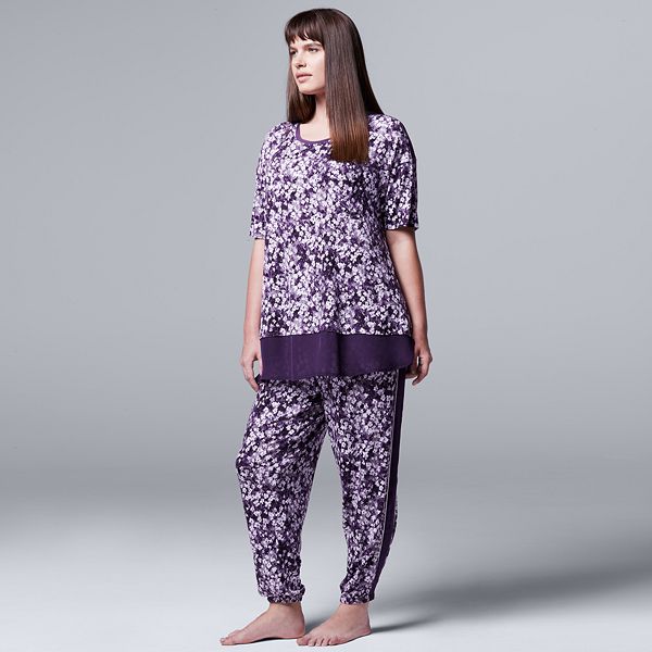 Kohls womens best sale plus pajamas