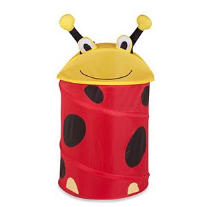 Kids Honey-Can-Do Ladybug Pop-Up Hamper