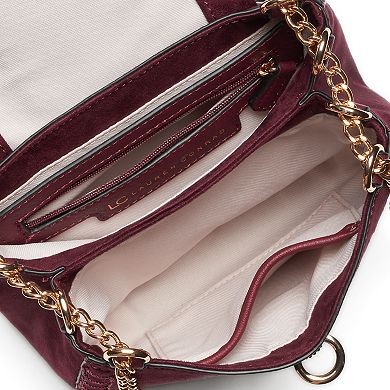 LC Lauren Conrad Macaron Stitched Saddle Bag