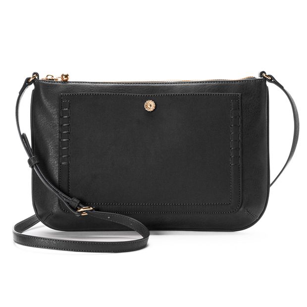 Lauren Conrad LC Black Leather Purse