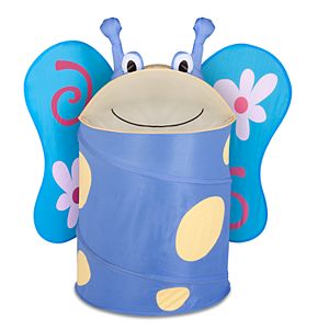 Kids Honey-Can-Do Large Butterfly Pop-Up Hamper