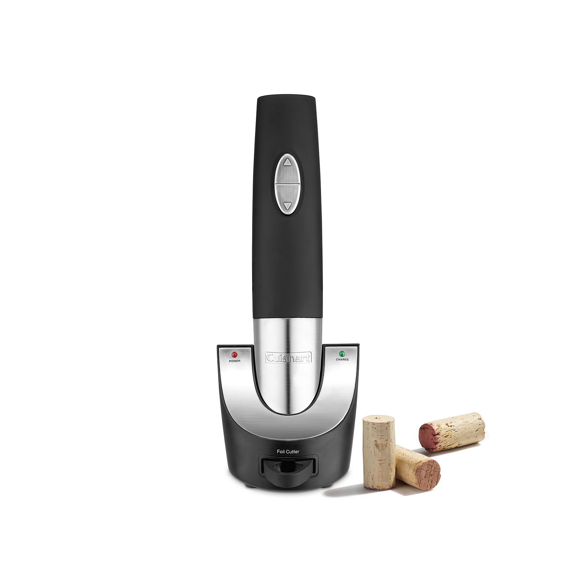 Cuisinart® Cordless Wine Opener with Vacuum Sealer, Black