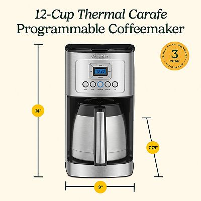 Cuisinart coffee maker with thermal carafe hotsell