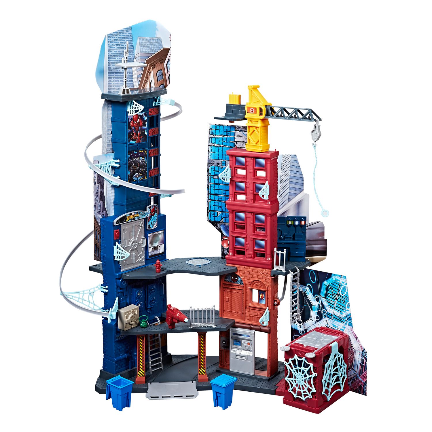 spider man mega city playset kohls