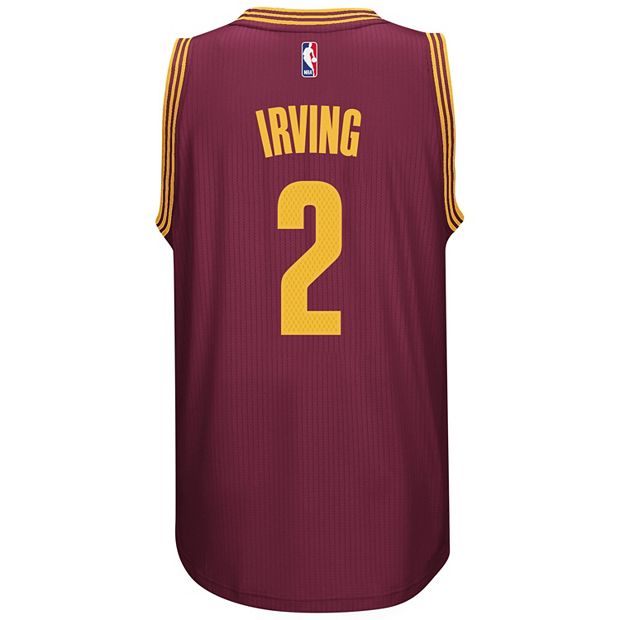 Cleveland Cavaliers Shirt Youth XL Yellow NBA Cavs Basketball Adidas Irving  #2