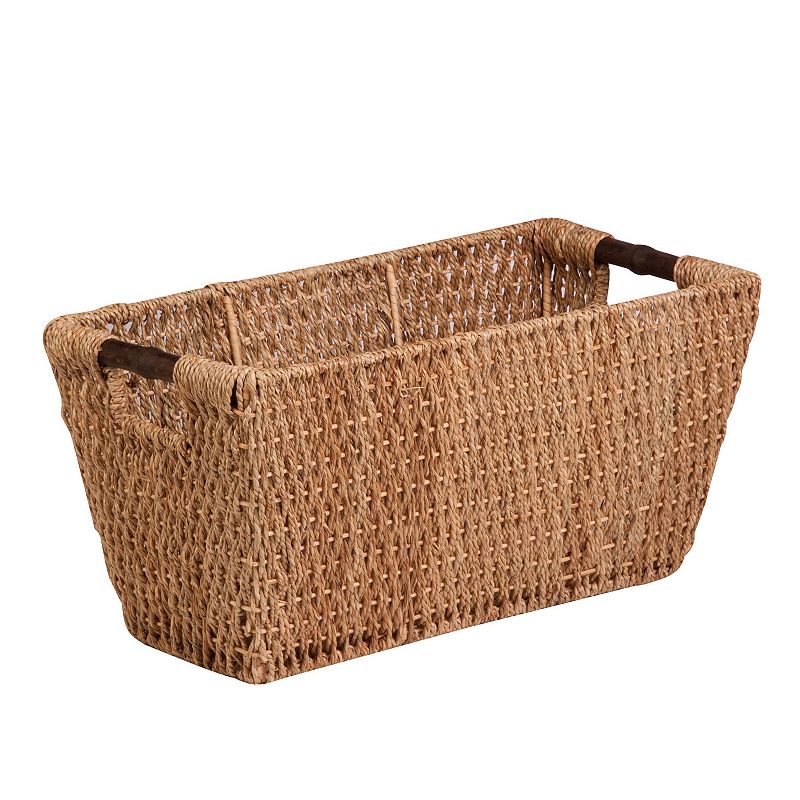 Honey Can Do Large Seagrass Basket with Handles