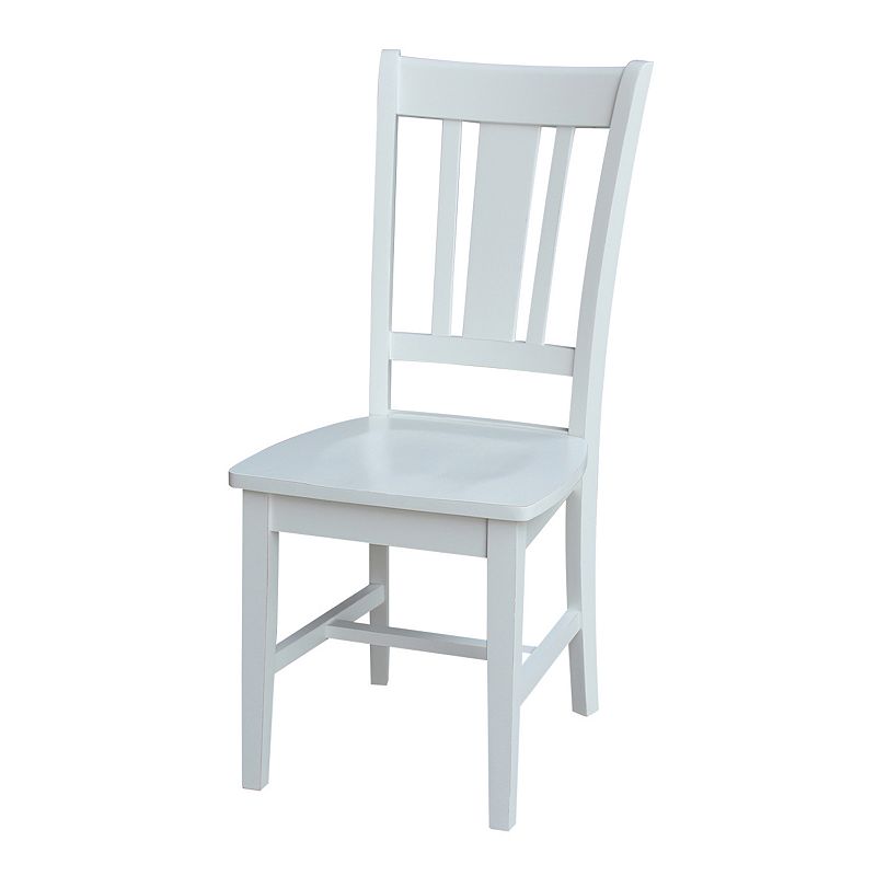 International Concepts San Remo Splat-Back Dining Chair, White