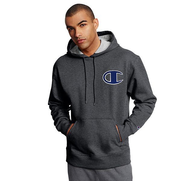 Men s Champion Logo Pull Over Hoodie