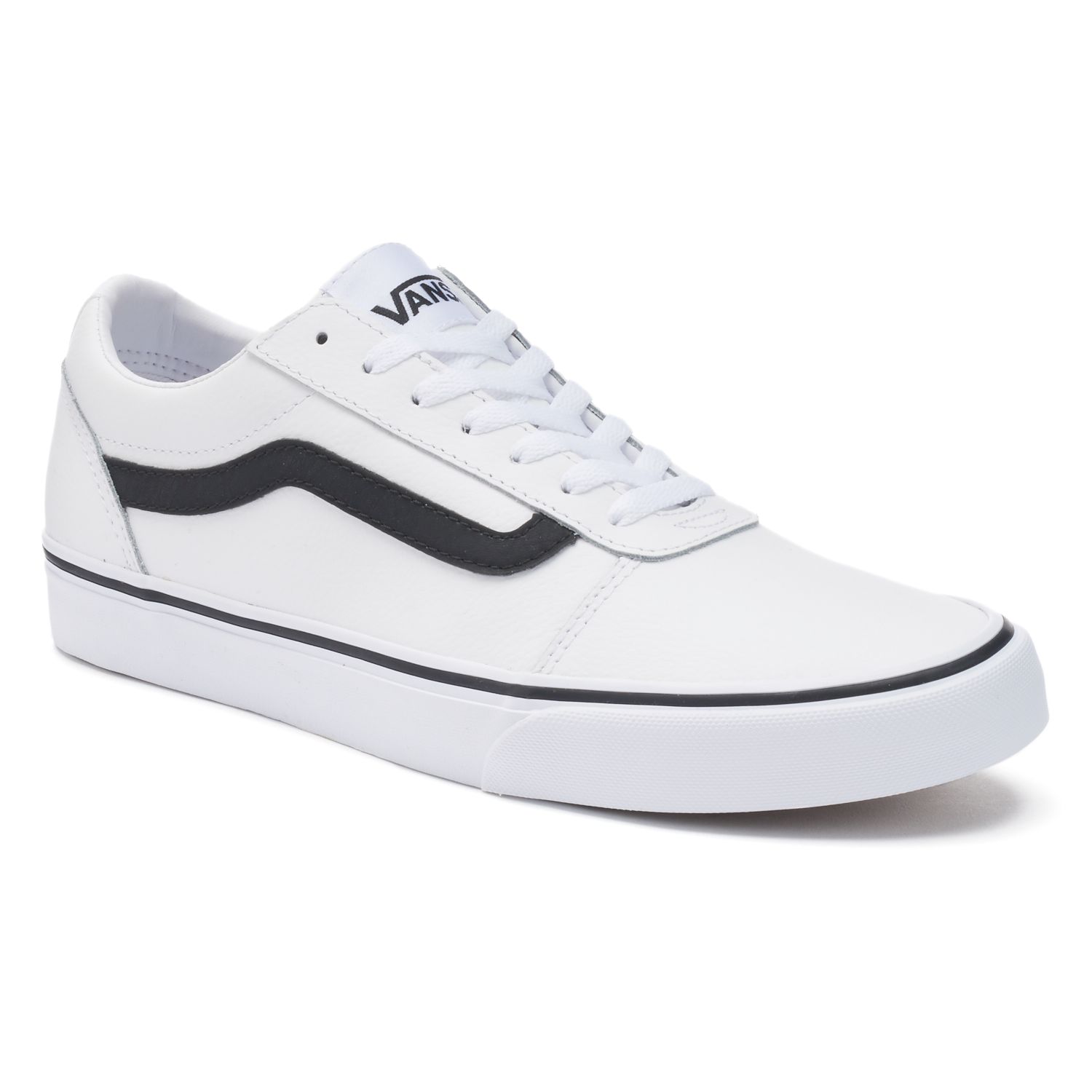 vans ward men's skate shoes white