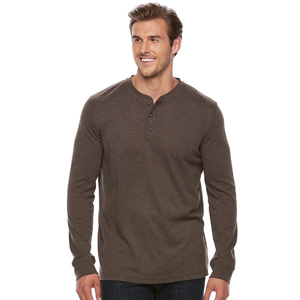 Big & Tall Croft & Barrow® Classic-Fit Easy-Care Henley