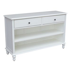 International Concepts Cottage White Console Table