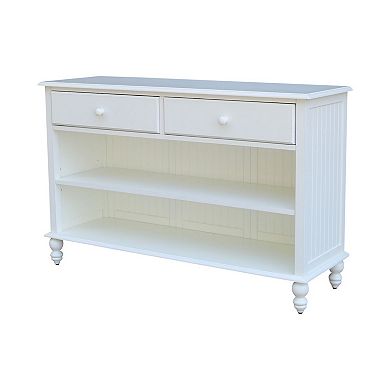 International Concepts Cottage White Console Table