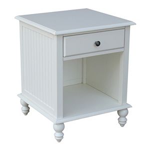 International Concepts Cottage White End Table