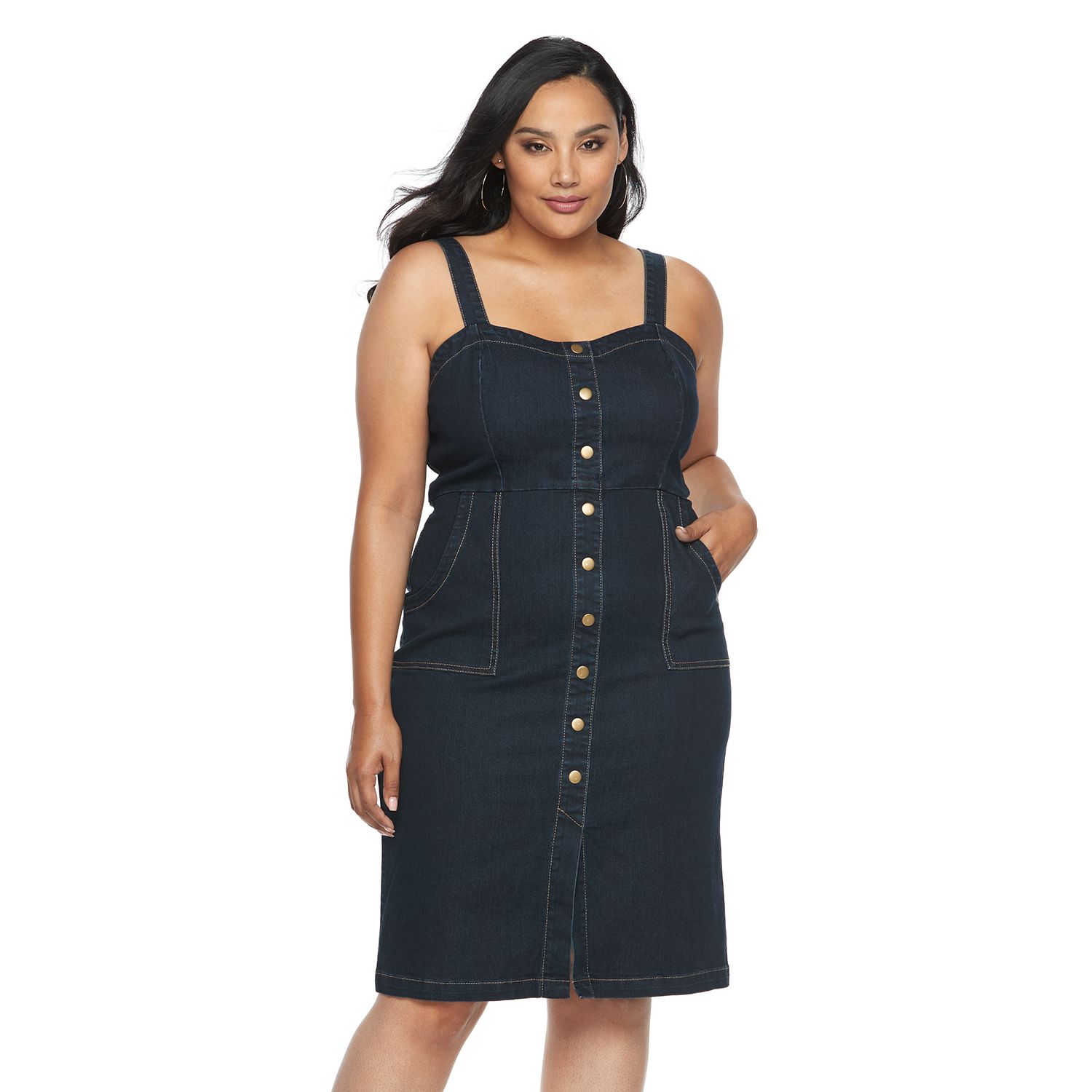 kohls denim dress