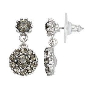 Simply Vera Vera Wang Nickel Free Faceted Stone Double Drop Earrings