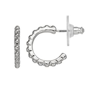 Simply Vera Vera Wang Nickel Free Beaded Hoop Earrings