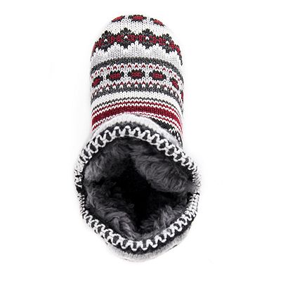 Women s MUK LUKS Amira Knit Bootie Slippers