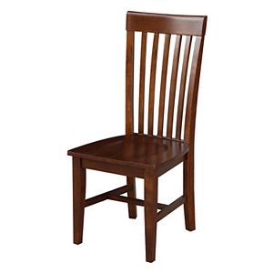 International Concepts High-Back Mission Dining Chair 2-piece Set