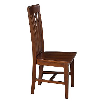 International Concepts High-Back Mission Dining Chair 2-piece Set