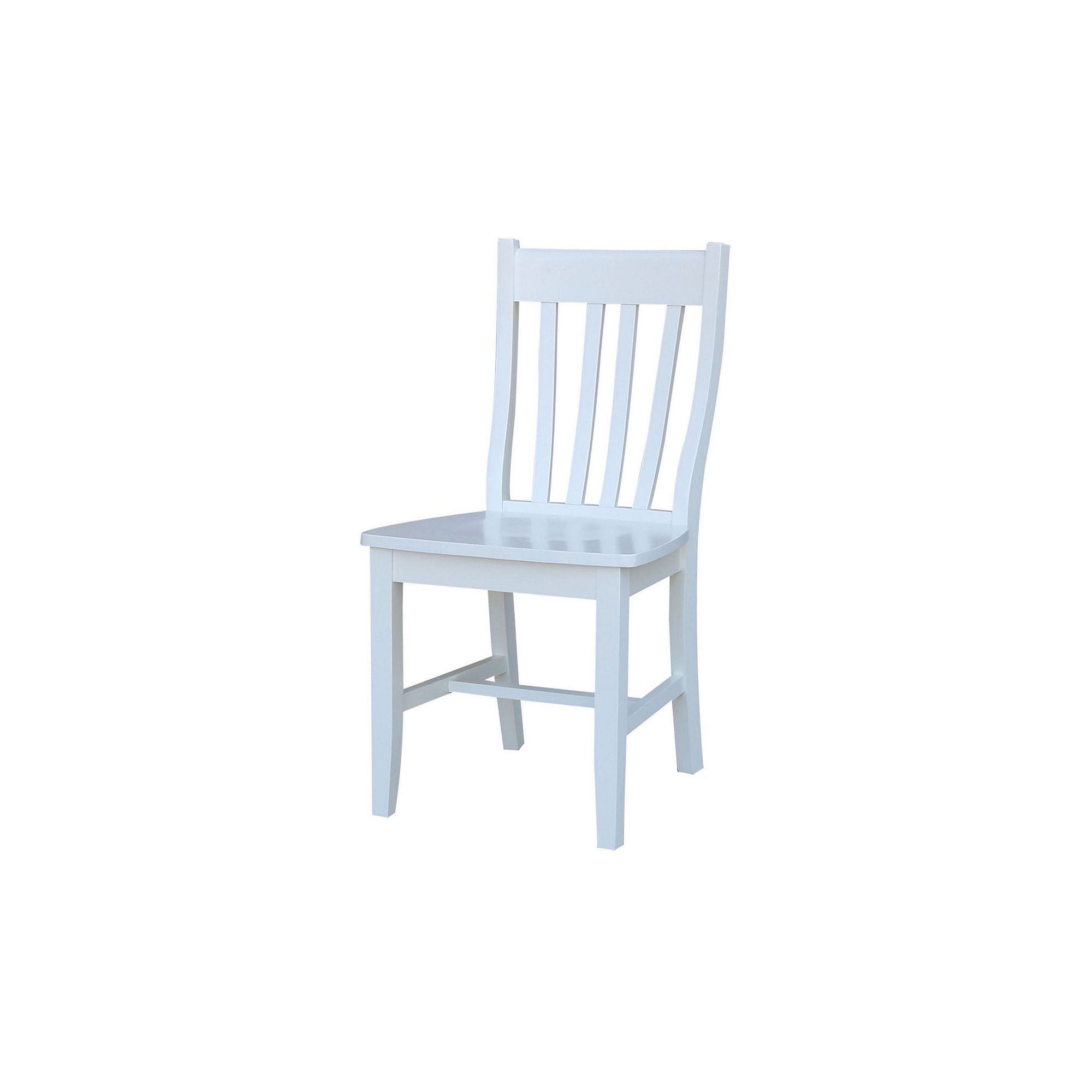 International Concepts Cafe Dining Chair 2-piece Set, White