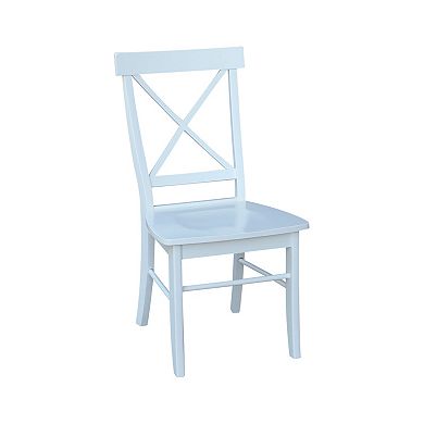 International Concepts X-Back Dining Chair 2-piece Set