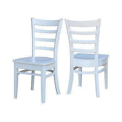 International Concepts Emily Dining Chair 2-piece Set