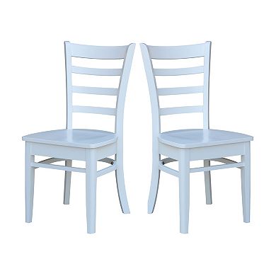 International Concepts Emily Dining Chair 2-piece Set