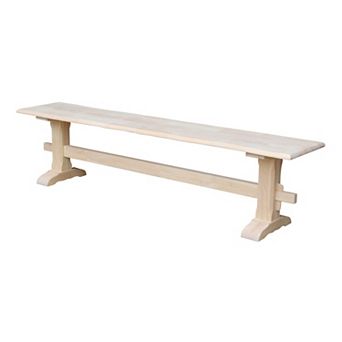 International Concepts Trestle Bench
