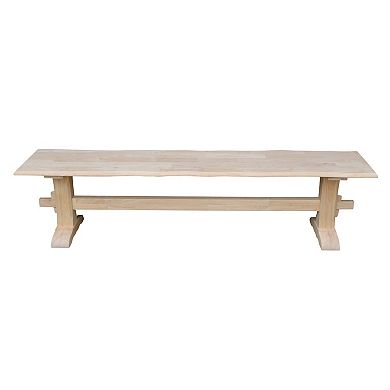 International Concepts Trestle Bench