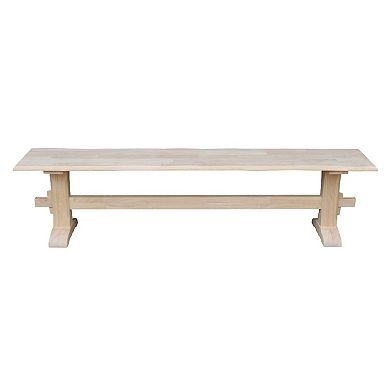 International Concepts Trestle Bench