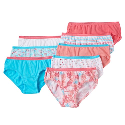 Girls 4-16 Hanes® 8-pk. Tagless Hipster Panties