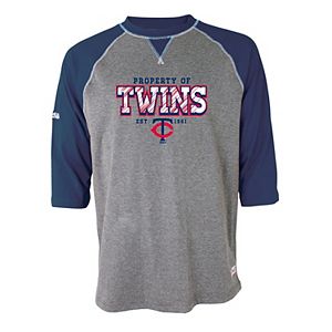 Men's Stitches Minnesota Twins Raglan Tee