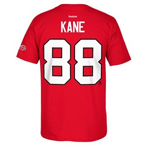 Men's Reebok Chicago Blackhawks Patrick Kane 2017 Stanley Cup Playoffs Player Tee