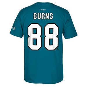 Men's Reebok San Jose Sharks Brent Burns 2017 Stanley Cup Playoffs Player Tee
