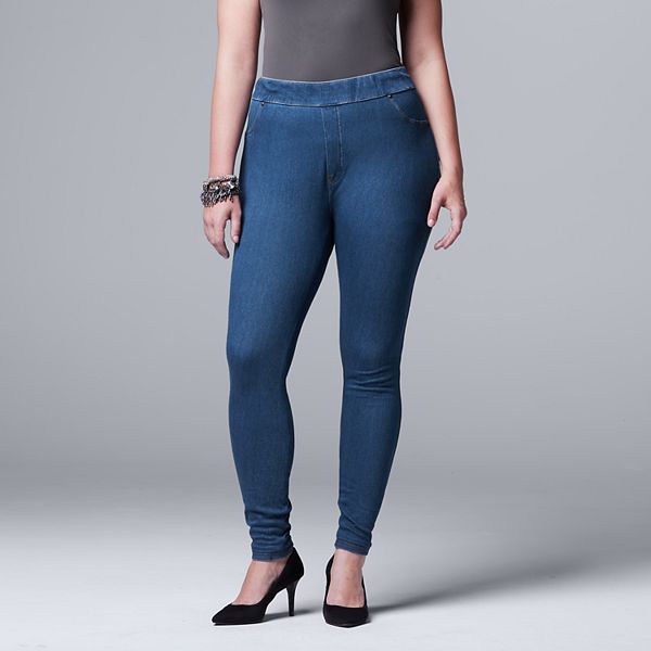 Simply Vera Wang 1X Blue Leggings  Simply vera wang, Blue leggings,  Leggings are not pants