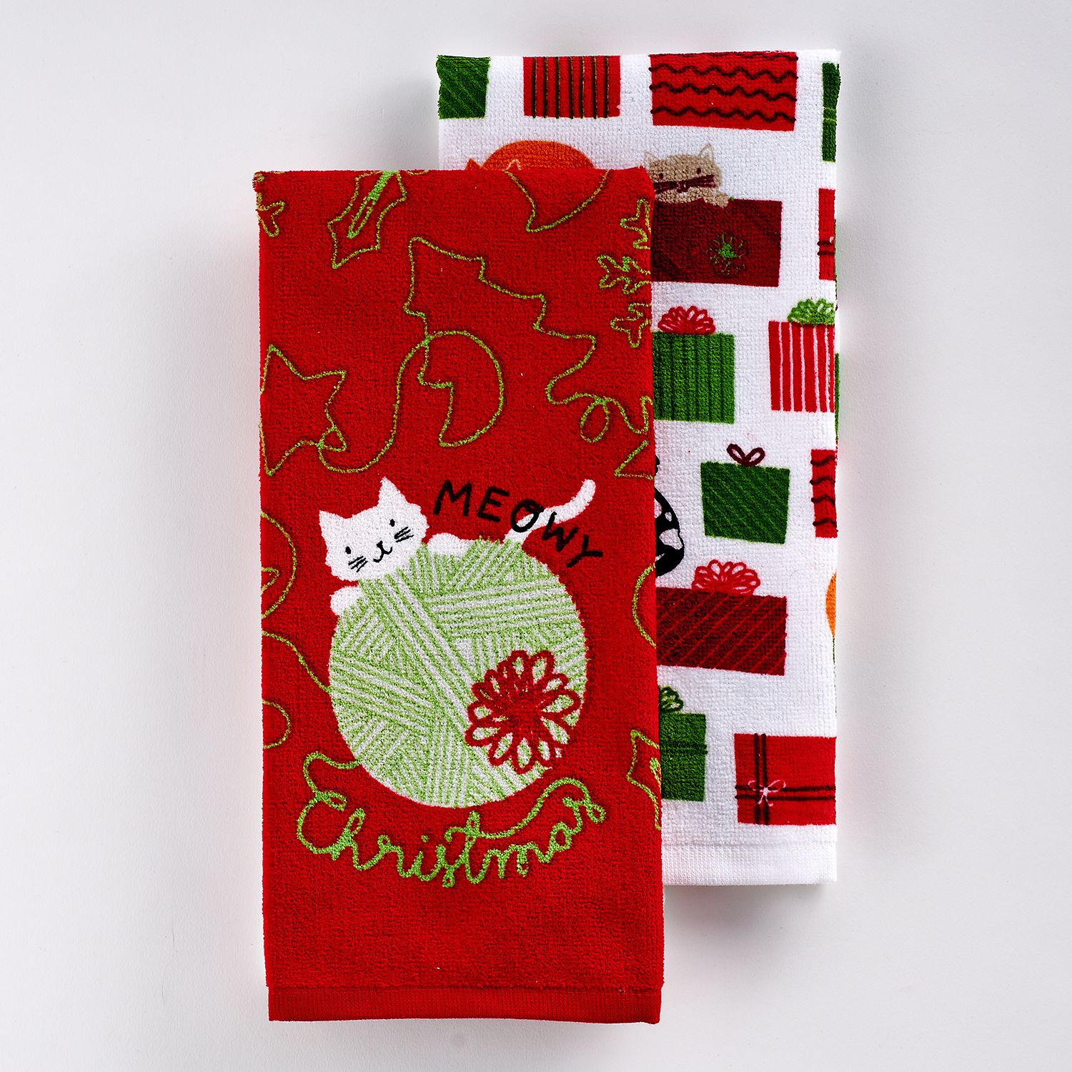 christmas dish towels