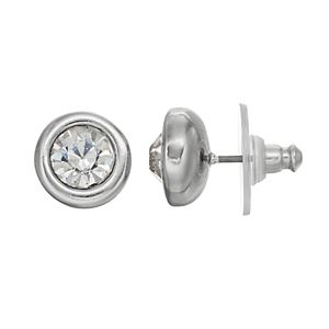 Simply Vera Vera Wang Nickel Free Simulated Crystal Round Stud Earrings