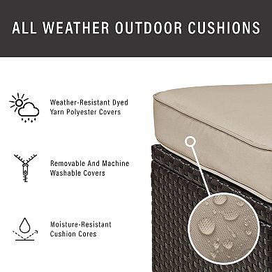 Crosley Palm Harbor Patio Loveseat & Coffee Table 2-piece Set