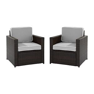 Crosley Furniture Palm Harbor Patio Arm Chair 2-piece Set