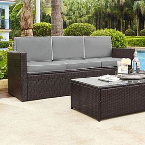 Crosley Furniture Palm Harbor Patio Sofa