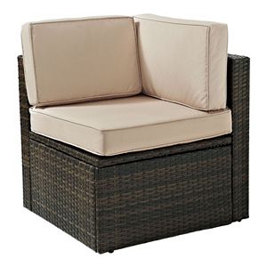Crosley Furniture Palm Harbor Patio Corner Chair