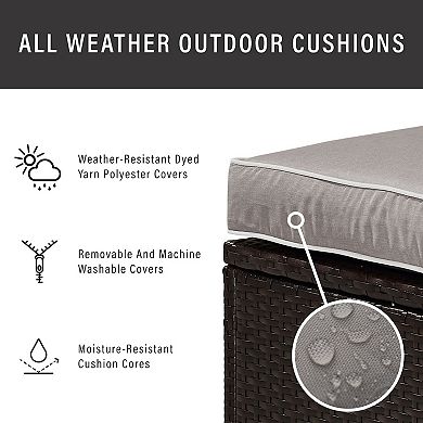 Crosley Palm Harbor Patio Ottoman