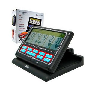 Portable Touch-Screen 7-in-1 Video Poker Game by John N. Hansen Co.