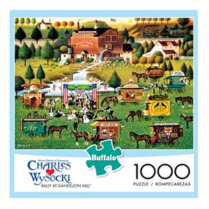 Buffalo Games 1000-pc. Charles Wysocki Rally at Dandelion Mill Jigsaw Puzzle