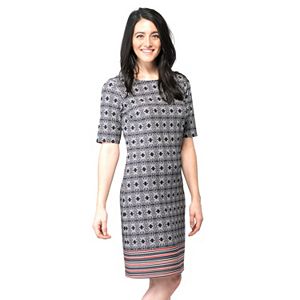 Women's ILE New York Geometric Shift Dress