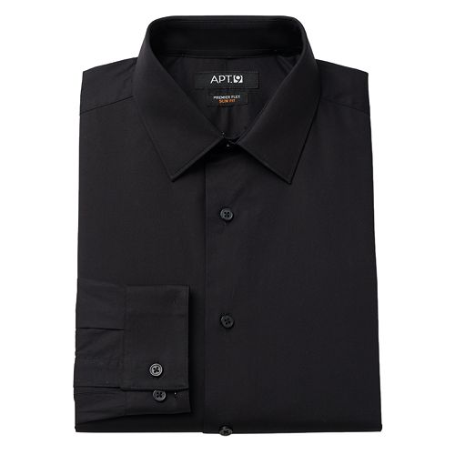 Big & Tall Apt. 9® Premier Flex Collar Stretch Dress Shirt