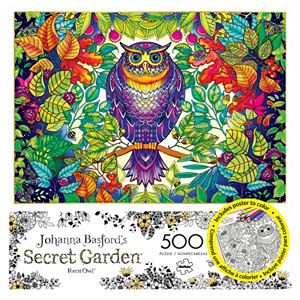 Buffalo Games 500-pc. Johanna Basford's Secret Garden Forest Owl Jigsaw Puzzle