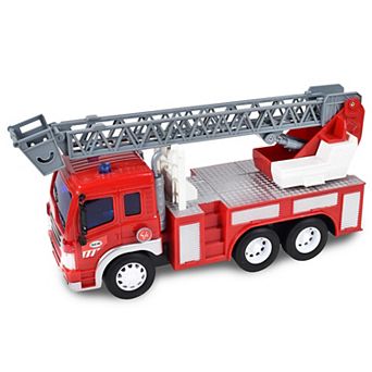 Sunny Days Entertainment Realistic Action Trucks Fire Rescue Ladder Truck