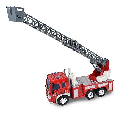 Maxx Action Realistic Action Trucks Fire Rescue Ladder Truck