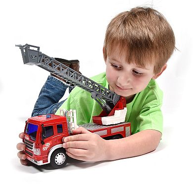 Maxx Action Realistic Action Trucks Fire Rescue Ladder Truck